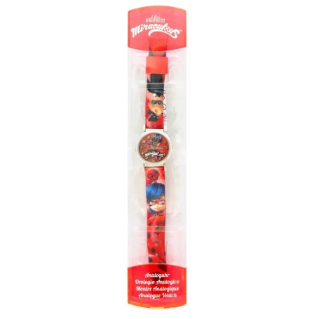 Miraculous Ladybug analog barnklocka armbandsklocka för barn