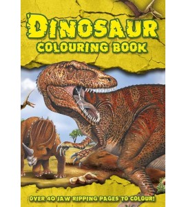 Dinosaurie målarbok 40 sidor dinosaurier