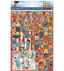 Toy Story 4 Megapack 150 st klistermärken pyssel dekoration