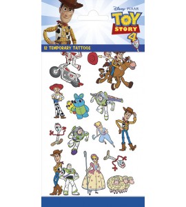 Toy story 12 st barntatueringar tatuering woodie buzz