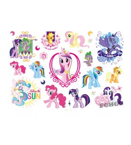 My little pony 15 st barntatueringar tatuering