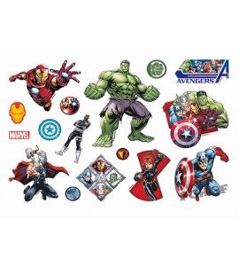 Avengers 12 st barntatueringar tatuering hulk iron man