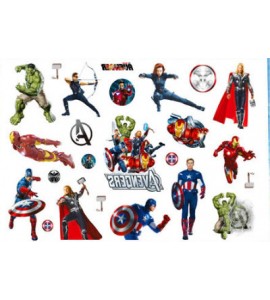 Avengers 15 st barntatueringar tatuering hulk iron man