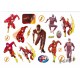 The Flash barntatueringar 12 st gnuggisar med motiv