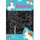 Unicorn scratch art pyssel pysselpaket enhörning