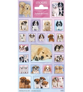 Hundar 22 st klistermärken klistermärke hundvalpar