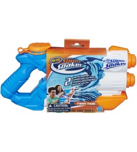 NERF Twin Tide 37 cm vattenpistol med dubbla strålar