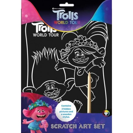 Trolls II pysselpaket med skrap pyssel troll poppy branch
